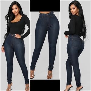 Classic High Waist Skinny Jeans